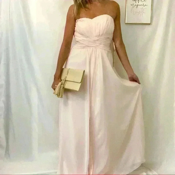 B2 Jasmine pink maxi sleeveless formal gown/dress - Picture 1 of 8